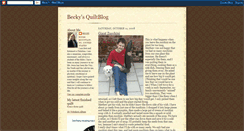 Desktop Screenshot of beckyquilts.blogspot.com