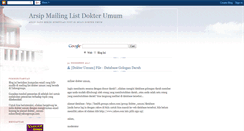 Desktop Screenshot of dokter-umum.blogspot.com