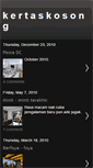 Mobile Screenshot of 3dkertaskosong.blogspot.com