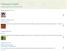 Tablet Screenshot of followingcharlie.blogspot.com