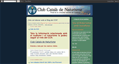 Desktop Screenshot of clubcataladenaturisme.blogspot.com