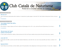 Tablet Screenshot of clubcataladenaturisme.blogspot.com