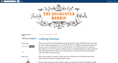 Desktop Screenshot of enchantedbobbin.blogspot.com