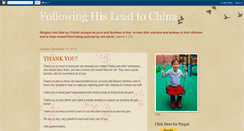 Desktop Screenshot of followinghisleadtochina.blogspot.com