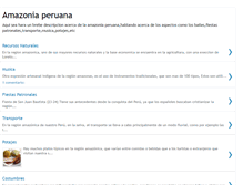 Tablet Screenshot of amazoniaperuana1.blogspot.com