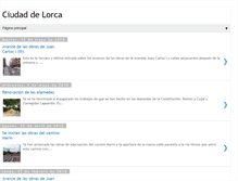 Tablet Screenshot of ciudaddelorca.blogspot.com