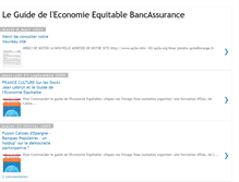 Tablet Screenshot of guideeconomieequitablebancassurance.blogspot.com