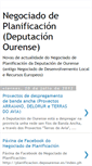 Mobile Screenshot of planificaciondepourense.blogspot.com