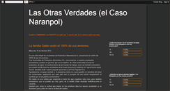 Desktop Screenshot of lasotrasverdades.blogspot.com