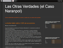 Tablet Screenshot of lasotrasverdades.blogspot.com