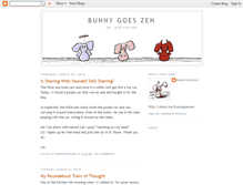 Tablet Screenshot of bunnygoeszen.blogspot.com