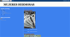 Desktop Screenshot of las-mujeres-hermosas.blogspot.com