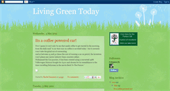 Desktop Screenshot of livinggreentoday.blogspot.com