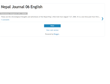 Tablet Screenshot of nepaljournal06.blogspot.com