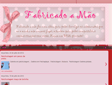 Tablet Screenshot of fabricadoamao.blogspot.com