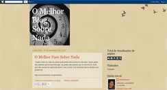 Desktop Screenshot of melhorblogsobrenada.blogspot.com