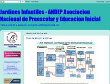 Tablet Screenshot of andep-educacioninicial.blogspot.com