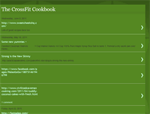 Tablet Screenshot of crossfitcooking.blogspot.com