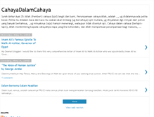 Tablet Screenshot of cahayadalamcahaya.blogspot.com