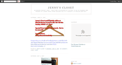 Desktop Screenshot of jennycloset.blogspot.com