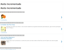 Tablet Screenshot of muitoincrementado.blogspot.com
