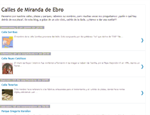Tablet Screenshot of callesdemiranda.blogspot.com