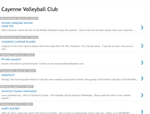 Tablet Screenshot of cayennevolleyball.blogspot.com