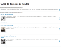 Tablet Screenshot of cursosgratis-vendas.blogspot.com