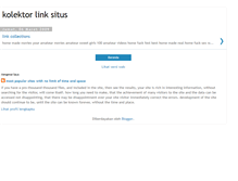 Tablet Screenshot of kolektor-link-situs.blogspot.com