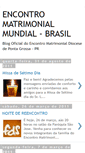 Mobile Screenshot of encontromatrimonial.blogspot.com