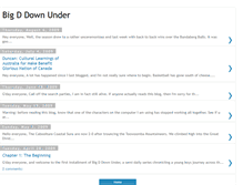 Tablet Screenshot of bigddownunder.blogspot.com