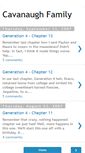 Mobile Screenshot of cavanaughlegacy.blogspot.com