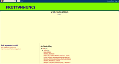 Desktop Screenshot of fruttannunci.blogspot.com