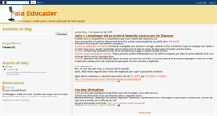 Desktop Screenshot of falaeducador.blogspot.com