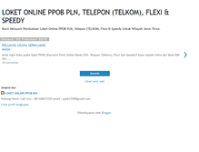 Tablet Screenshot of loketppob.blogspot.com