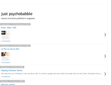 Tablet Screenshot of justpsychobabble.blogspot.com