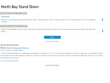 Tablet Screenshot of northbaystanddown.blogspot.com
