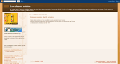 Desktop Screenshot of cuissonsolaire.blogspot.com
