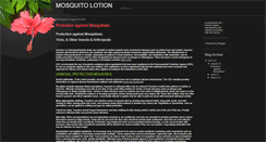 Desktop Screenshot of mosquito-lotion.blogspot.com