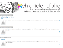Tablet Screenshot of chronicalsofshe.blogspot.com