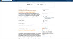 Desktop Screenshot of googlefuntimes.blogspot.com