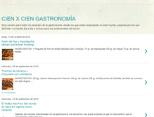 Tablet Screenshot of cienxciengastronomia.blogspot.com