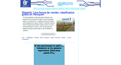 Desktop Screenshot of gigatecno.blogspot.com