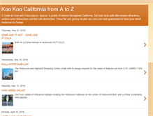 Tablet Screenshot of kookoocalifornia.blogspot.com