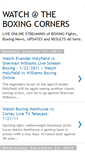 Mobile Screenshot of boxingcorners.blogspot.com
