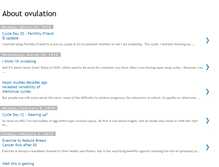 Tablet Screenshot of aboutovulation.blogspot.com