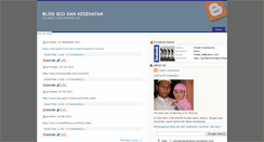 Desktop Screenshot of gizidankesehatan.blogspot.com