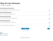 Tablet Screenshot of gizidankesehatan.blogspot.com