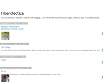 Tablet Screenshot of fiberclectica.blogspot.com