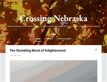 Tablet Screenshot of crossingnebraska.blogspot.com
